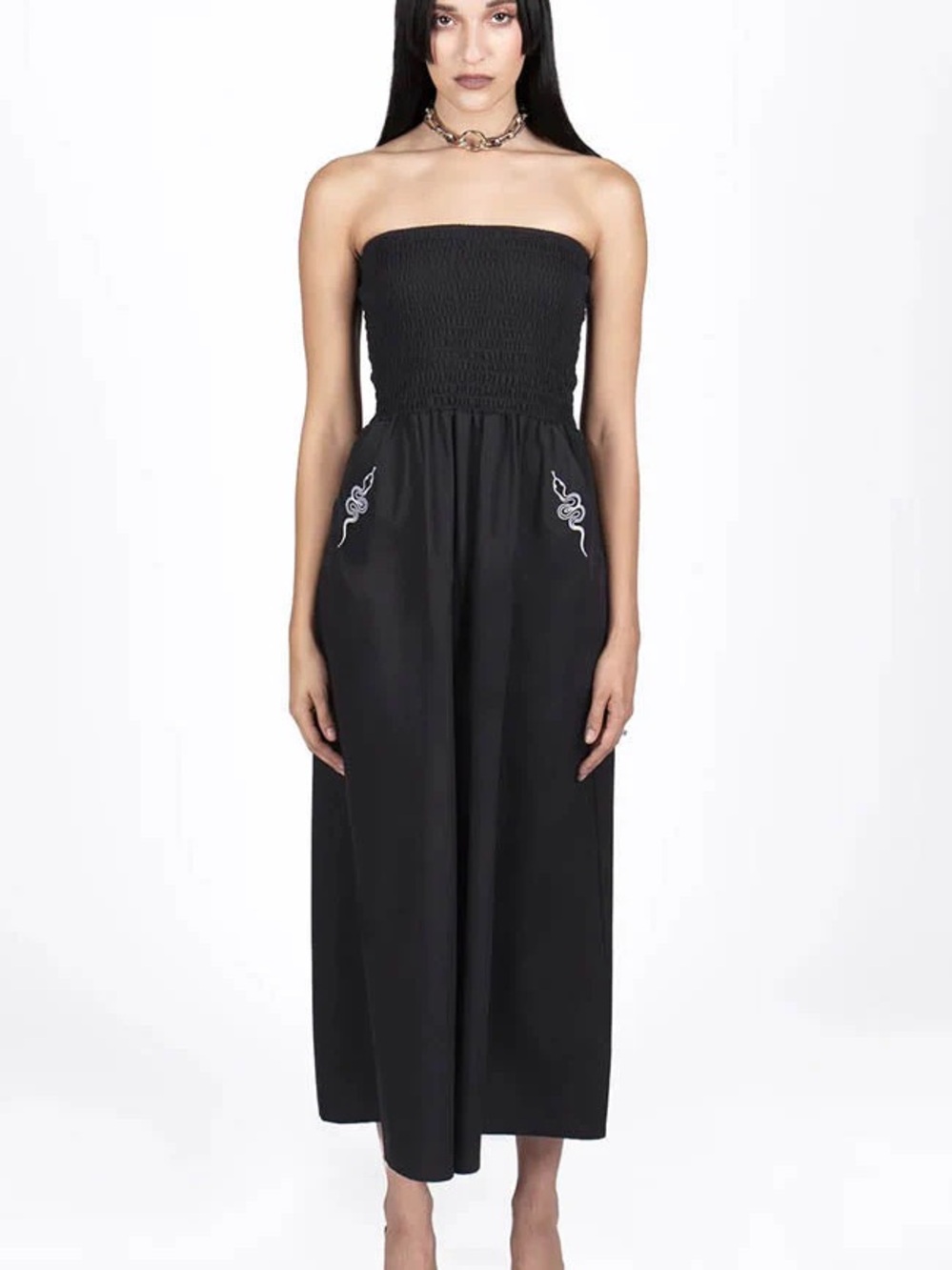 Mary Wyatt London | Ophidia Strapless Maxi Dress